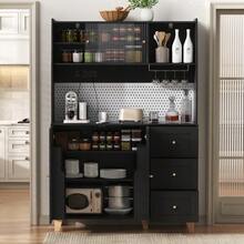 Buffets & Sideboards - Black + MDF - View 3