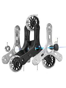 4个/8个7-8毫米重型万向脚轮 - 高承重能力，360°旋转，可爬楼梯，不锈钢材质，运行稳定，移动方便。适用于手推车或行李箱，无需钻孔，承重能力强，耐磨性好，运行噪音低。 - A - 查看 9