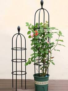 Elegant Bird-Shaped Rust-Resistant Garden Trellis, Suitable For Climbing Plants Like Roses, Clematis, Lotus Etc. Sturdy And Durable, Applicable For Yard, Balcony Potted Plants, Summer Garden Decor - A - View 5
