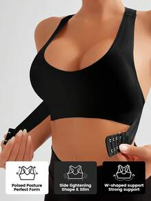 2-Pack Women'S Comfortable Wireless Bra, Adjustable Cross-Back Clasp, Removable Padding, Breathable, Ruffle Details, Back Clasp, Solid Color For Daily Wear And Casual Outings - Nhiều màu - Xem 3