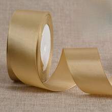 25 Yards Satin Ribbon 4CM Wide, Wedding Chair Decor, Flower Gift Wrapping, Cake Packaging Ribbon - Multicolor - View 28