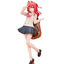Doki Doki Literature Club! Literature Club Figure Model, Anime Character Cute Girl Figure Ornament, Height About 18CM, Monika Figure Model, Sayori Figure Model, Natsuki Figure Model, Yuri Figure Model, Home Desktop Anime Figure Model Ornament, Cute Girl Figure Model Ornament, Doki Doki Literature Club Figure, Doki Doki Literature Club Peripheral Figure Model (Model Base Transparent Or White Random) - Multicolor - View 2