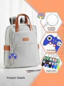 Bộ 6 màu tay cầm chơi game, móc khóa hình tay cầm chơi game, đồ trang trí tiệc sinh nhật, quà tặng cho bé trai bé gái, kỷ niệm, quà bỏ vào túi phần thưởng. - Nhiều màu - Xem 7