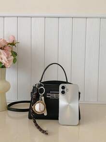 New Arrival Mini Square Bag, Versatile Crossbody Bag & Handbag, Fashionable Unique Design For Women, Summer - Black - View 10