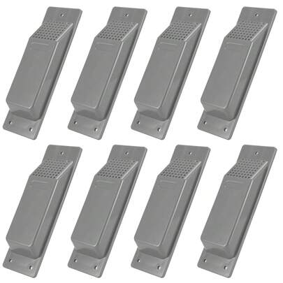 8PCS Shipping Container Air Vent Kit Heavy Duty Shipping Container Accessories Flow Ventilation Kit Gray