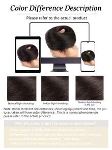 Messy Bun Wig, Elastic Wavy Curly Bun, Synthetic Hair Extensions, Suitable For Women And Girls - Multicolor - View 8