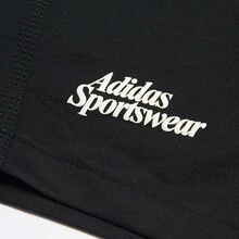 Adidas 女士轻便舒适休闲运动短裤，夏季 - 黑色 - 查看 5