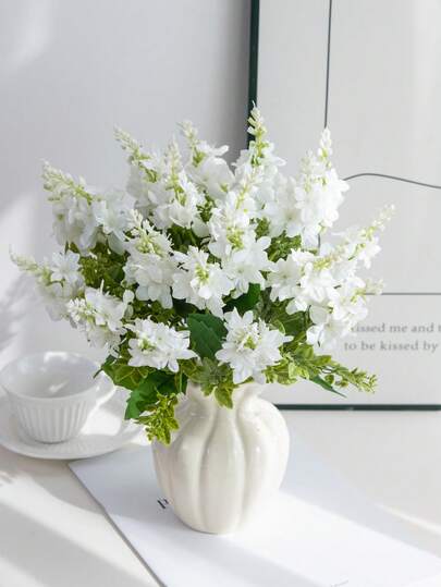 1 Bó hoa oải hương nhân tạo, Bó hoa năm mới, Hoa cẩm tú cầu giả, Thích hợp trang trí phòng, trang trí mùa thu, trang trí vườn, tiệc tùng, quà tặng, hoa cài cổ tay cô dâu, lễ hội mùa màng, trang trí, trang trí đám cưới, phông nền tường hoa tự làm, quà tặng ngày Valentine, phụ kiện trang trí, trang trí sân trước.