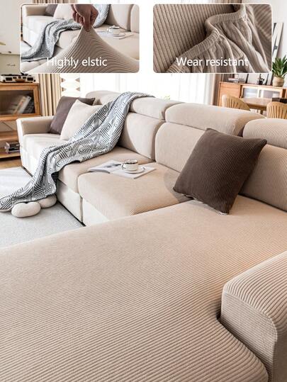 1 tấm bọc ghế sofa co giãn, chống trượt, phủ toàn bộ bề mặt, dùng được cả bốn mùa, chất liệu vải dày dặn, có thể giặt máy, chống bụi, thân thiện với thú cưng, có thể điều chỉnh cho ghế sofa góc, phù hợp cho phòng ngủ, văn phòng, phòng khách, ghế sofa hình chữ L và ghế sofa 1/2/3/4 chỗ ngồi.