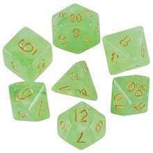 7-Piece Polyhedral Dice Set: Ideal For D&D, RPGs And Tabletop Board Games - Multicolor - View 7