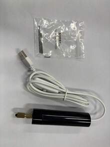 5 件 USB 供电手持式迷你电钻套装，含 3 个钻头（0.8/1.0/1.2 毫米），电动打孔 DIY 工具 - 彩色 - 查看 6