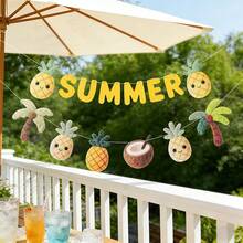 Ice Cream Pennant Hanging Decor For Summer Beach Vacation, Pool Party, Birthday Party - Summer - View 11