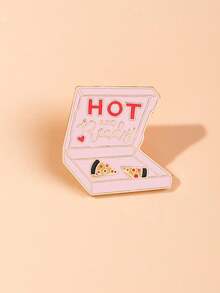 1/2 piezas Broche realista de comida y vida, diseño de caja de pizza de alta fidelidad, accesorio divertido y versátil con forma de secador de pelo, regalo expresivo y reflexivo - Multicolor - Ver 11