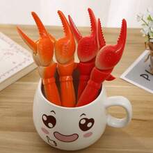 Bộ 3 bút bi hình càng cua ngộ nghĩnh, bút bi rút có kẹp hình cua, thích hợp cho học sinh, tựu trường. - Cái bút - Xem 4
