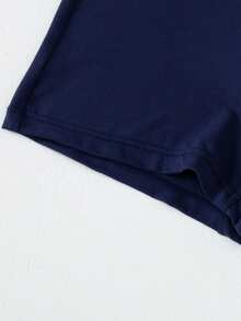 4pcs/Pack Plus Size Men's Solid Color Briefs, Breathable Comfortable Underwear - Multicolor - View 7