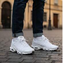 Promotion: Air TN Plus Max Premium Vapor Bubble Cushioning Spring Tennis Shoes - White - TN 白 - 查看 1