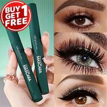 Buy 1 Get 1 Free - Lengthening Mascara, Visibly Enhances Lash Length, Long-Lasting Formula, Waterproof And Smudge-Proof, Intense Black - 2 Black Mascaras - View 1