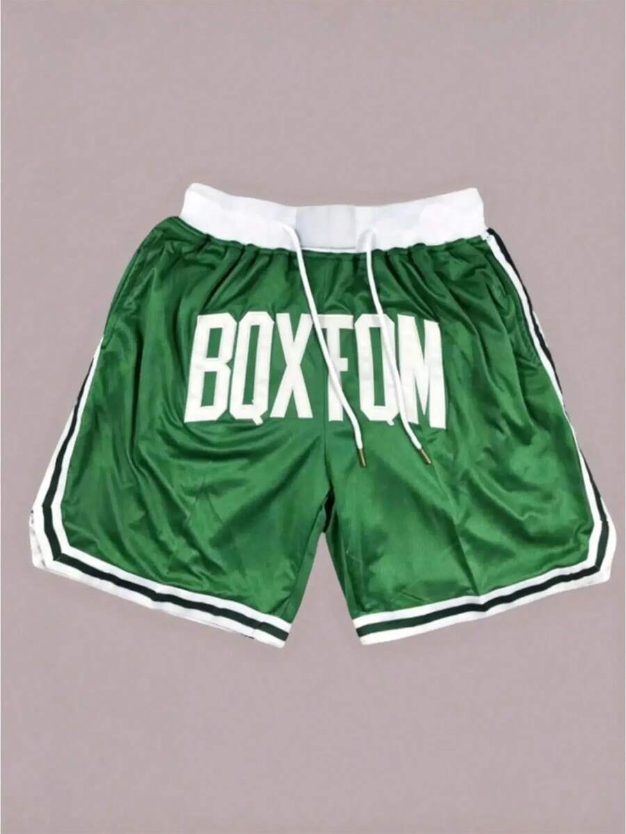 Pantalones cortos con estampado llamativo para hombre, diseño de moda, uso casual diario - Multicolor - Ver 1