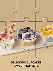 50 chiếc cốc giấy vuông dùng một lần, dày dặn, chịu nhiệt, dung tích 5.07oz (khoảng 147g) dùng để nướng bánh. - Xem 7