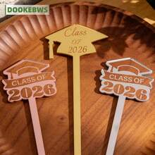 10支装亚克力饮料搅拌棒，创意鸡尾酒签，调酒师工具，夏季风格，金色、银色、粉色可选，适用于冷饮、毕业典礼、派对等场合 - 黑色 - 查看 1