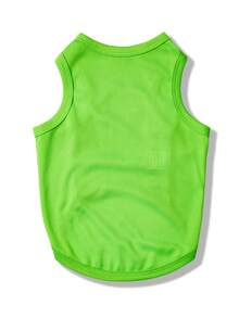 3 piezas Chaleco de unicolor de poliéster, combinación colorida, anti-pulgas, reduce el desprendimiento de pelo, aislante, transpirable para gatos y perros de interior y exterior - Multicolor - Ver 9