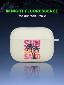 Ốp tai nghe họa tiết cây cọ nhiệt đới chuyển màu "SUN SALT SAND" mang đến không khí mùa hè, thiết kế mờ, phản quang ban đêm, tương thích với Apple 4/3/1/2/Pro/Pro 2/Pro 3. Hàng chất lượng, thiết kế độc đáo. Vui nhộn, sáng tạo, thẩm mỹ, dành cho phái nữ. - Xem 13