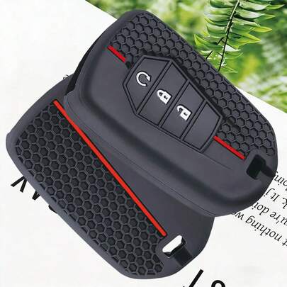 Bao đựng chìa khóa xe hơi bằng silicon mềm cao cấp, 3 nút điều khiển từ xa cho Dmax D-Max Mux 2021 2022+ D-Max MU-X 3.0 Mux, hộp phụ kiện.
