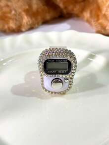 手工钻石戒指电子计数器，便携式数字念珠计数器，迷你手指计数计数器 - 多色 - 查看 5