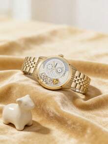 Đồng hồ Fossil nam, máy quartz, vỏ thép không gỉ, kim ba kim, mặt kính chống trầy xước ME1137 - Vàng - Xem 9