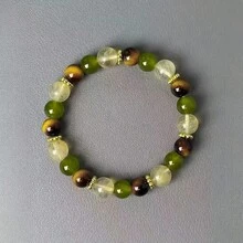 1 pièce Bracelet de style bohème avec perles de 8 mm, convient pour toutes les saisons, excellent cadeau pour la mère, la petite amie, la meilleure amie, la fête des mères - Multicolore - Voir 1