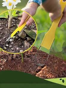 Dụng cụ nhổ cỏ cầm tay, máy cắt cỏ cán nhựa, thích hợp cho bãi cỏ và sân vườn, làm vườn dễ dàng và tiện lợi. - nhiều màu - Xem 3