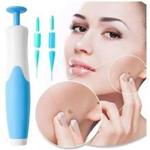 Bút trị mụn thịt, mụn cóc, nốt ruồi, hộp màu xanh dương. - Màu xanh-1PC - Xem 10
