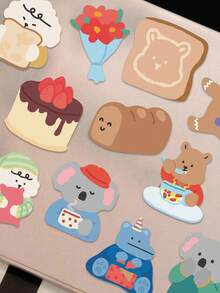 100-Piece Cartoon Animal-Themed Sticker Set-A Must-Have For Scrapbooks. Assorted Colors. Perfect For Decorating Bumpers, Office Chairs, Bicycles, Motorcycles, Insulated Mugs, And Books. Ideal As Decorative Stickers For Holidays And Birthdays. Self-Adhesive. Makes A Perfect Gift For Friends, Rewards, And Special Occasions. - Multicolor - View 4