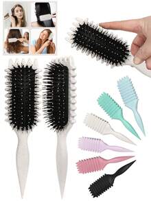 Curling Hair Brush, Designed For Styling Men And Women's Curly Hair, Reduces Pulling - Multicolor - View 10