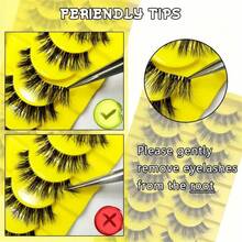LIMEIKAI 10 Pairs Natural Looking False Eyelashes, Popular European And American Style, Suitable For Daily Wear - View 10