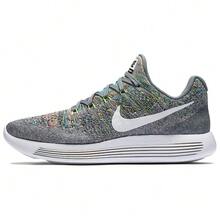 Nike LunarEpic Flyknit 2 Abrasion Resistant Low Top Running Shoes Women's Gray White Greyish White - xám - Xem 1