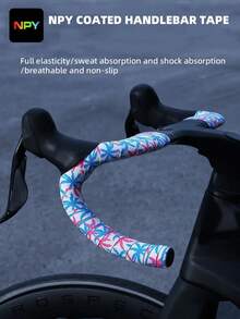 NPY  Cherry Blossom Handlebar Tape Second Generation  Road Bicycle Handlebar Tape Riding Handlebar Strap Bicycle Accessorie - 藍黑色 - 查看 11