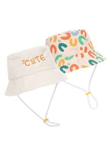 1pc Kids Reversible Dinosaur Print Bucket Hat, Unisex Daily Outdoor Sun Ion Bucket Hat - Beige - View 17