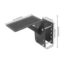 Frame Mounted Trailer Step, Carbon Steel Boat Trailer Step, Yacht Trailer Step - 黑色 - 查看 2