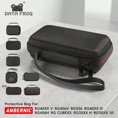  DATA FROG Travel Protective Bag For Anbernic RG556 RG40XX H RG 406H Game Console Soft Case For RG40XXV RG35XX H Game Console