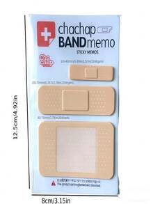 Random Color Pattern Shape Sticky Notes, Small Sticky Pads, 60 Sheets Per Book - Multicolor - View 2