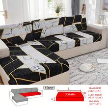 1 tấm bọc ghế sofa xoay đa năng bằng lụa sữa cao cấp, xoay 360°, chống trầy xước, chống bụi, có thể giặt, phù hợp cho mọi mùa. - màu đen - Xem 16