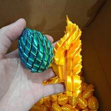 3D Printed Transformable Dragon Egg Ball, Creative Twist Finger Stress Relief New Dragon Egg Rotatable Transforming Model Toy, Multi-Color Options, Perfect Gift For Various Festivals And Parties - Multicolor - View 8