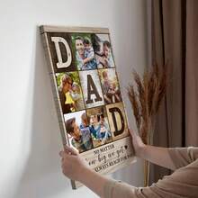 1 Tranh ghép ảnh tùy chỉnh dành tặng bố, Poster tùy chỉnh, Món quà tuyệt vời nhất dành cho bố, Tranh treo tường tùy chỉnh, Lời nhắn nhủ với bố, Ảnh bố con tùy chỉnh, Đồ dùng tùy chỉnh cho bố con, Quà tặng Ngày của Cha cá nhân hóa, Tranh in ảnh gia đình trên vải canvas, Quà tặng hình con vẹt độc đáo cho trẻ em, Trang trí phòng, Trang trí phòng tắm, Trang trí nhà bếp, Trang trí phòng khách, Trang trí phòng ngủ, Trang trí văn phòng, Gia đình, Tình yêu, Cặp đôi, Bạn bè. Khung ảnh tùy chọn - Nhiều màu - Xem 9