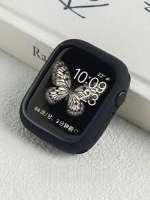 1个男女通用黑色哑光防震TPU+硅胶保护壳，兼容 38mm/40mm/41mm/42mm/44mm/45mm，时尚柔软表壳，兼容 Series 9/8/7/6/5/4/3/2/1/SE3，表壳配件，兼容，适合日常佩戴、派对、商务伙伴，是圣诞节、生日、返校季、节日送礼的绝佳选择。 - 黑色 - 查看 3