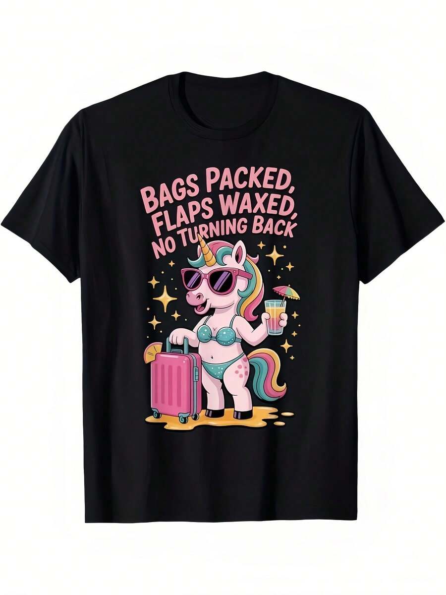 Embarrassing Shirt Funny Inappropriate Travel Adult Humor T-ShirtOutdoor Leisure And Entertainment Comfortable T-Shirt - màu đen - Xem 1