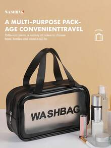 31-Piece Makeup Tool Set Includes: A 20-Piece Makeup Brush Set + 1 Multi-Functional Zippered Toiletry Bag And Waterproof Makeup Bag + 2 Makeup Sponges + 4 Mini Makeup Sponges + 4 Triangular Powder Puffs - Black - View 5