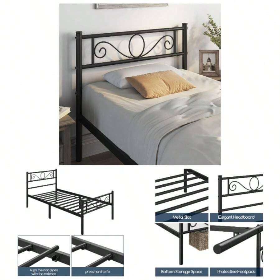 Bedroom Sets - Single + Black - View 1
