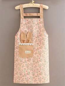 3件装新款时尚帆布长袖围裙，耐用防污，适用于烹饪/厨房/餐饮行业的防护服 - 彩色 - 查看 5