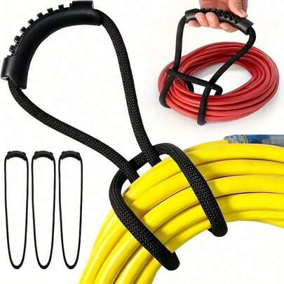 22in Heavy-Duty Storage Strap With Easy-Grip Handle - Cord & Hose Organizer, Space-Saving Solution For Home, Garage, Boat, RV & More - Versatile & Effortless Storage